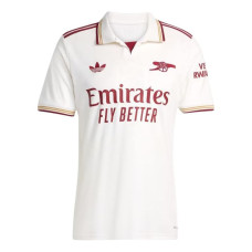 adidas Arsenal 25/26 Third Jersey Cloud White Team Coll Burgundy 2