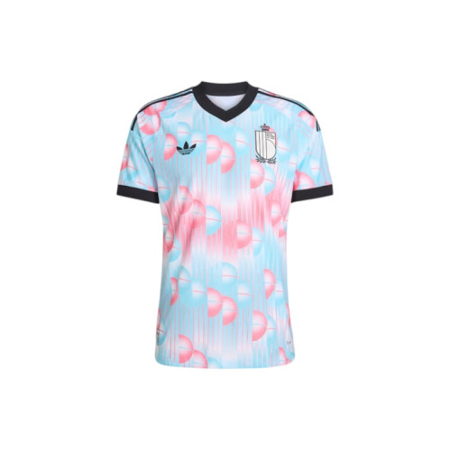 Adidas Belgium 26 Away Authentic Jersey Frozen Blue / Black