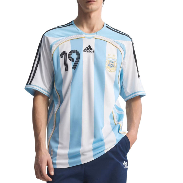 Джерси adidas Argentina Home 2006 Messi Jersey White/Clear Blue Джерси adidas Argentina Home 2006 Messi Jersey White/Clear Blue