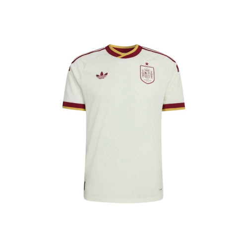 Adidas Spain 26 Away Authentic Jersey Off White