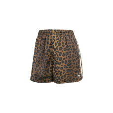 adidas Womens Satin Shorts Multicolor/Bronze Strata