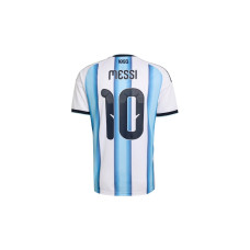 adidas Argentina 26 Home Authentic Messi Jersey White/Icey Blue/Light Blue