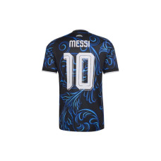 adidas Argentina 26 Away Messi Jersey Black/Lucid Blue/Blue Burst
