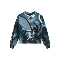 Kith x Batman Kids Batman And Robin Nelson Crewneck Black