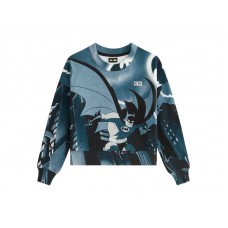 Kith x Batman Kids Batman And Robin Nelson Crewneck Black