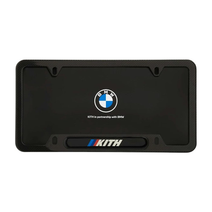 Рамка номерного знака Kith x BMW Carbon Fiber License Plate Black Рамка номерного знака Kith x BMW Carbon Fiber License Plate Black