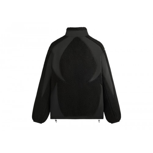 Оригинальный шмот Kith x Batman Quarter Zip Sherpa Jacket Black