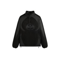 Kith x Batman Quarter Zip Sherpa Jacket Black