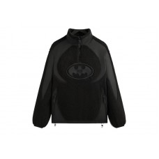 Kith x Batman Quarter Zip Sherpa Jacket Black