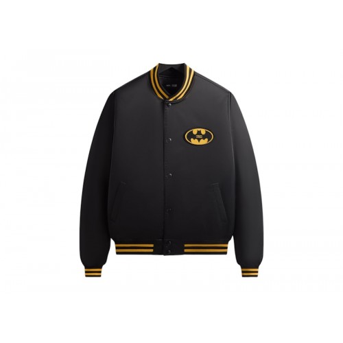 Оригинальный шмот Kith x Batman Satin Bomber Jacket Black