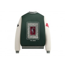 Kith x Batman Joker Satin Bomber Jacket Ivy Green