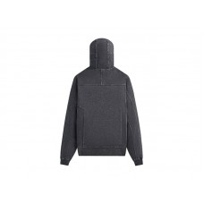 Kith x Batman Quarter Zip Moto Hoodie Black