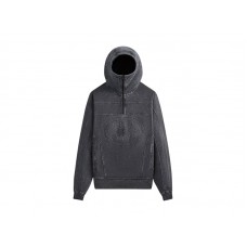 Kith x Batman Quarter Zip Moto Hoodie Black