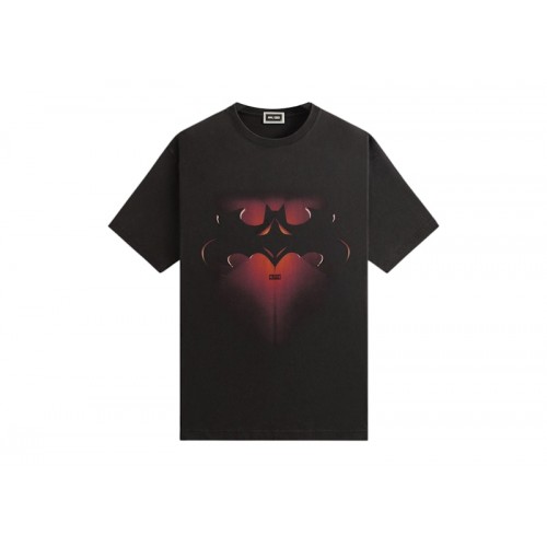 Оригинальный шмот Kith x Batman And Robin Logo Vintage Tee Black