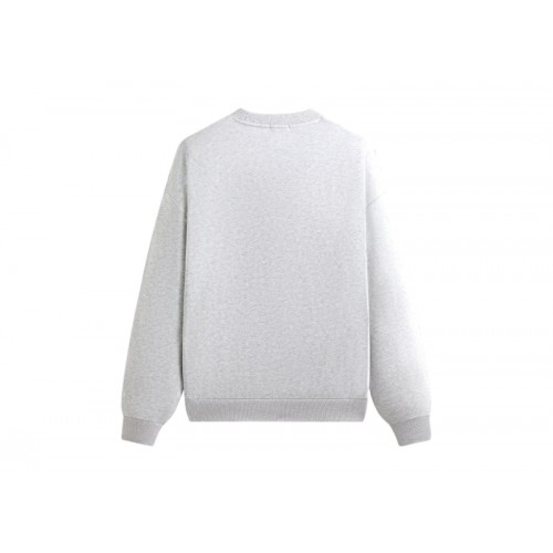 Оригинальный шмот Kith x Batman Bats Vintage Nelson Crewneck Light Heather Grey