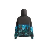 Kith x Batman Gotham Vintage Nelson Hoodie Black