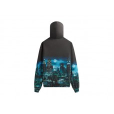 Kith x Batman Gotham Vintage Nelson Hoodie Black