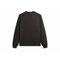 Kith x Batman Logo Vintage Long Sleeve Tee Black