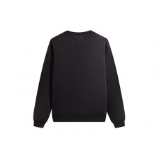 Kith x Batman Logo Vintage Nelson Crewneck Black