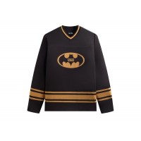 Kith x Batman Long Sleeve Malik Jersey Black