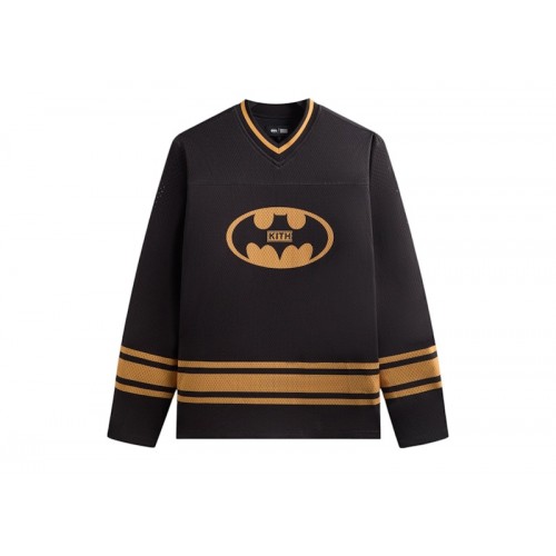 Оригинальный шмот Kith x Batman Long Sleeve Malik Jersey Black