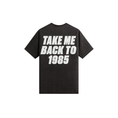 Kith x Back to the Future Japanese Title Vintage Tee Black Kith x Back to the Future Japanese Title Vintage Tee Black