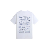 Kith x Back to the Future Blueprint Standard Crispy Pocket Tee White
