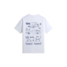 Kith x Back to the Future Blueprint Standard Crispy Pocket Tee White