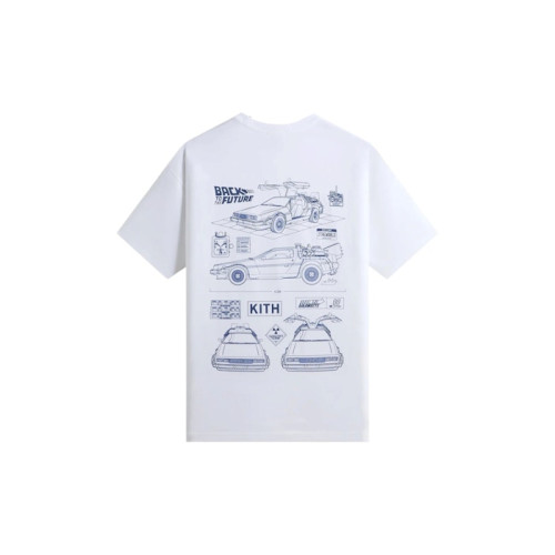 Kith x Back to the Future Blueprint Standard Crispy Pocket Tee White Kith x Back to the Future Blueprint Standard Crispy Pocket Tee White