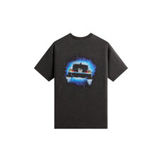 Kith x Back to the Future DeLorean Front Back Vintage Tee Black