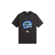 Kith x Back to the Future DeLorean Front Back Vintage Tee Black