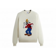 Kith x Disney Mickey & Friends Astonished Goofy Vintage Crewneck Sandrift
