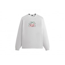 Kith Kithmas Ribbon Long Sleeve Tee White