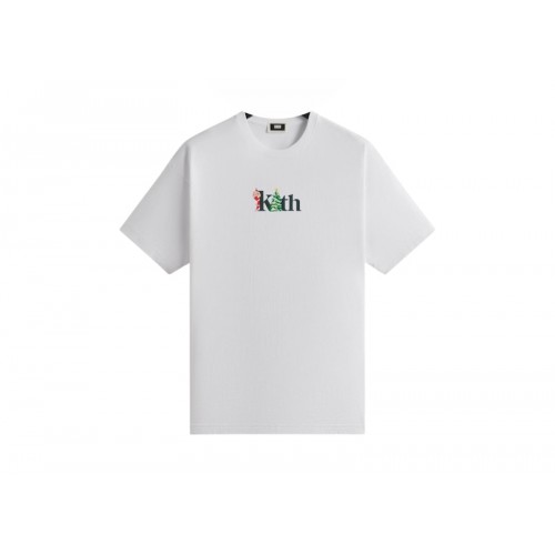 Оригинальный шмот Kith Kithmas Comic Santa Rodeo Tee White