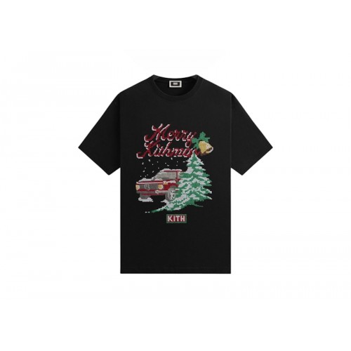 Оригинальный шмот Kith Kithmas Needlepoint Tee Black