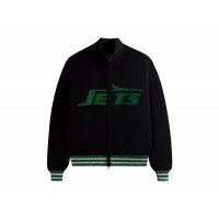 Kith x NFL 47 Jets Wyona Full Zip Sweater Black