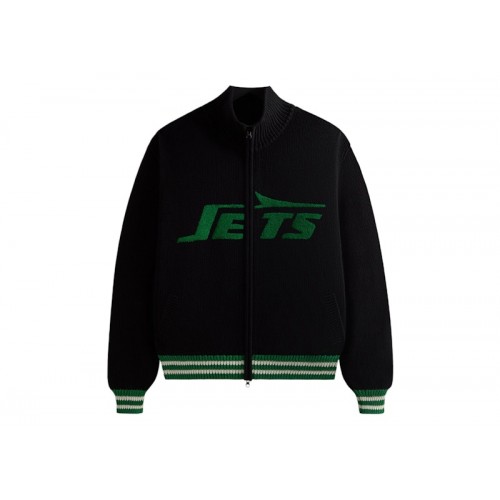 Оригинальный шмот Kith x NFL 47 Jets Wyona Full Zip Sweater Black