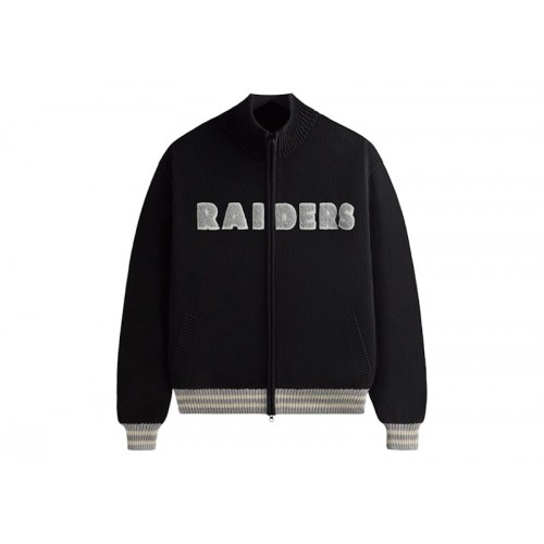 Оригинальный шмот Kith x NFL 47 Raiders Wyona Full Zip Sweater Black