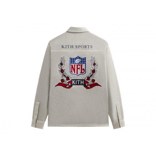 Оригинальный шмот Kith x NFL 47 Giants Reversible Ginza Silk