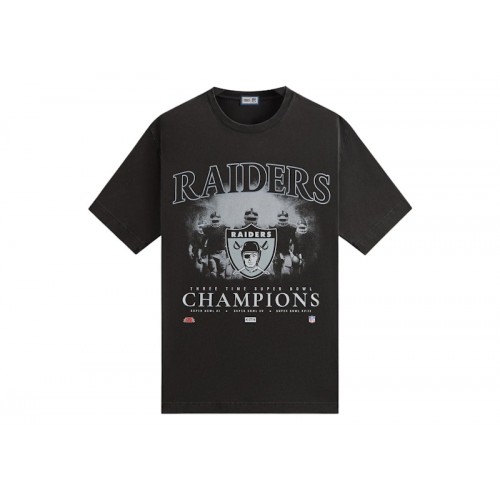 Оригинальный шмот Kith x NFL 47 Raiders Vintage Tee Black