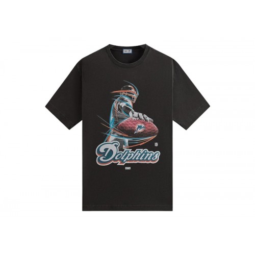 Оригинальный шмот Kith x NFL 47 Dolphins Vintage Tee Black