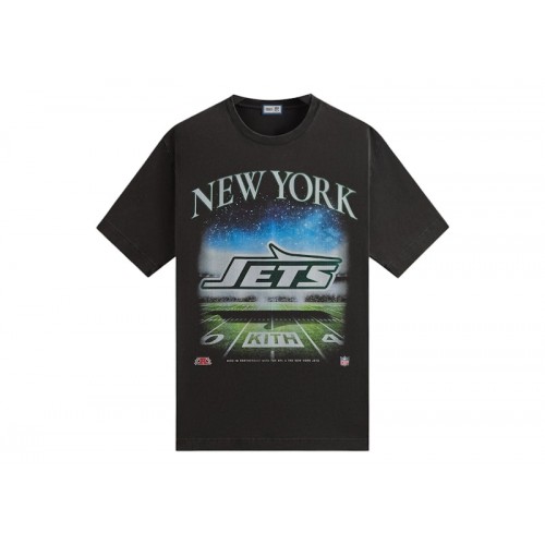 Оригинальный шмот Kith x NFL 47 Jets Vintage Tee Black