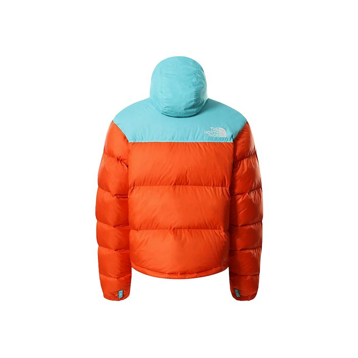 Куртка The North Face 1996 Retro Nuptse 700 Fill Packable Jacket Red Orange-Transantarctic Blue Куртка The North Face 1996 Retro Nuptse 700 Fill Packable Jacket Red Orange-Transantarctic Blue