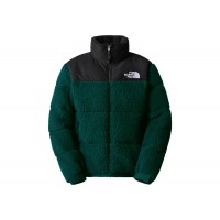 The North Face High Pile 600 Fill Recycled Waterfowl Down Nuptse Jacket Ponderosa Green