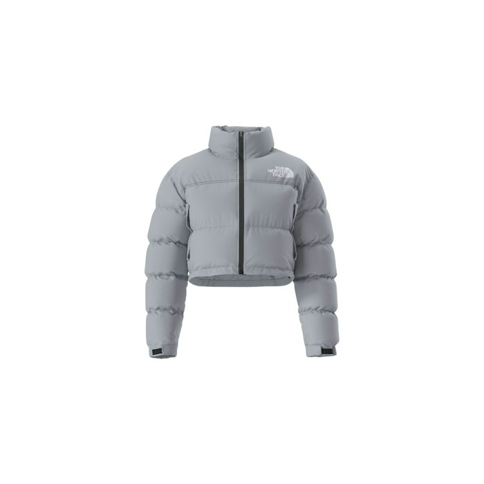 Куртка The North Face Women's Nuptse Short Jacket Blue Flax Куртка The North Face Women's Nuptse Short Jacket Blue Flax