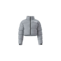 The North Face Womens Nuptse Short Jacket Blue Flax