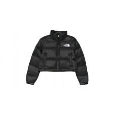 The North Face Womens Nuptse Short Jacket Black/TNF Black