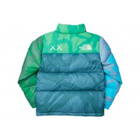 KAWS x The North Face Youth Retro 1996 Nuptse Jacket KW Moonlight Ivory Nuptse Print