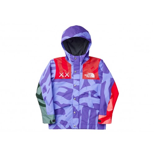Оригинальный шмот KAWS x The North Face Youth 1986 Mountain Jacket KW Peak Purple 86 Print - 70см