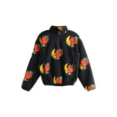 The North Face Fleece 1/2 Zip Jacket Black